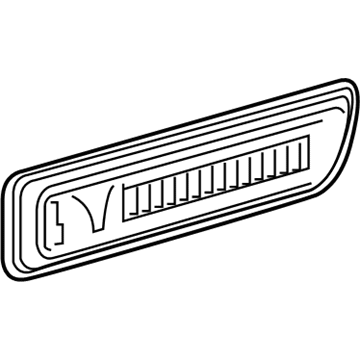 68223753AA Mopar Liftgate Nameplate Illustration 1 of 1