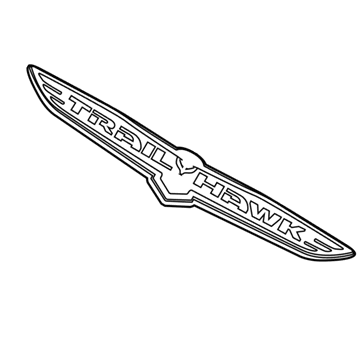 68193208AA Mopar Liftgate Nameplate Illustration 1 of 1