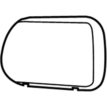 Mopar 1FW971D5AA Front Headrest 1FW971D5AA Mopar Front Headrest Illustration 1 of 1