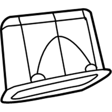 5108064AA Mopar Pull Cup-DECKLID Inner Illustration 1 of 1