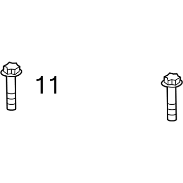 6510441AA Mopar Bolt-External 6 LOBE Head Illustration 1 of 1