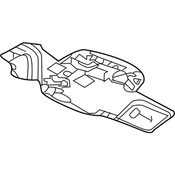 Mopar 55057326AC Overhead Console Retainer 55057326AC Mopar Overhead Console Retainer Illustration 1 of 1