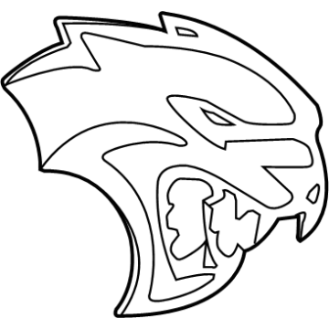 2019 Dodge Challenger Emblem - 6TA28SZ7AA