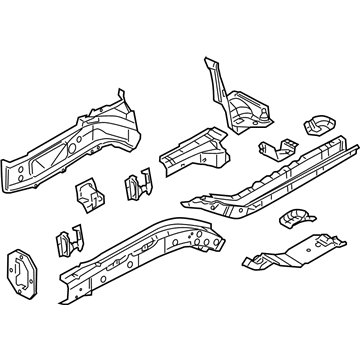 5074802AL Mopar Frame Front Rail Illustration 1 of 1