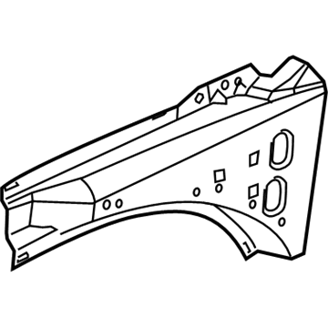 5189108AA Mopar Outer Load Path Beam Illustration 1 of 1