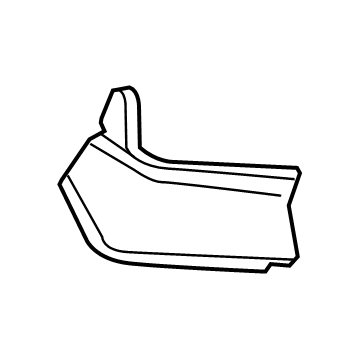 55372927AD Mopar Fender Guard Illustration 1 of 1