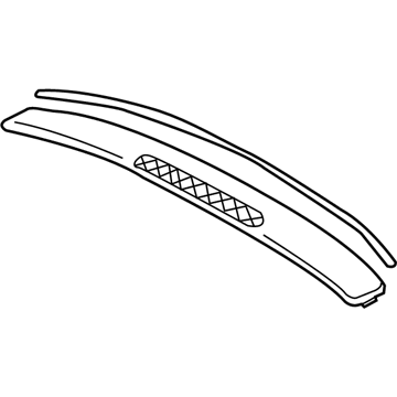 5HM59ZJ8AB Mopar Defroster Grille Illustration 1 of 1