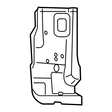 Mopar 5112901AD Reinforcement A Pillar 5112901AD Mopar Reinforcement A Pillar Illustration 1 of 1