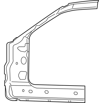 68260429AI Mopar Body Side Aperture Front Reinforcement Illustration 1 of 1