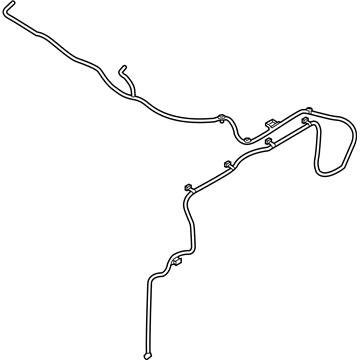 68429896AA Mopar Windshield Washer Hose Illustration 1 of 1