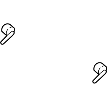 68256068AA Mopar Windshield Washer Nozzle Illustration 1 of 1