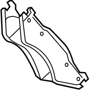 5139909AA Mopar Shoe Kit-Front Disc Brake Illustration 1 of 1