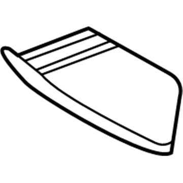 1YU66DX9AA Mopar Floor Console Mat Illustration 1 of 1