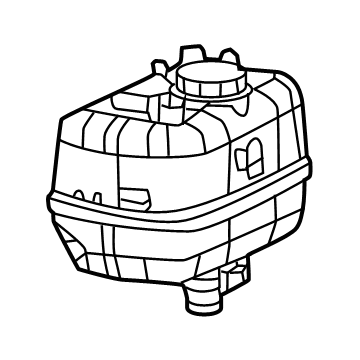 2024 Jeep Gladiator Coolant Reservoir - 68283565AB