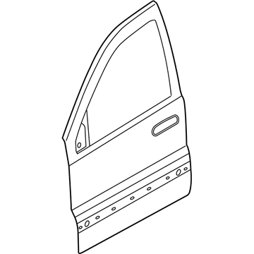 55394355AB Mopar Front Door Outer Repair Door Illustration 1 of 1