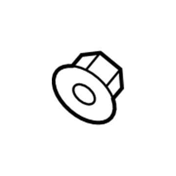 6508169AA Mopar Hexagon Nut Illustration 1 of 1
