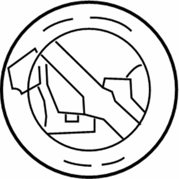 Mopar 5096894AA Label-AIRBAG 5096894AA Mopar Label-AIRBAG Illustration 1 of 1