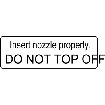 68025191AA Mopar Label-Fuel Illustration 1 of 1