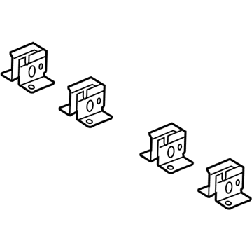 4645977AA Mopar Bracket-Rear Seat Pivot Illustration 1 of 1