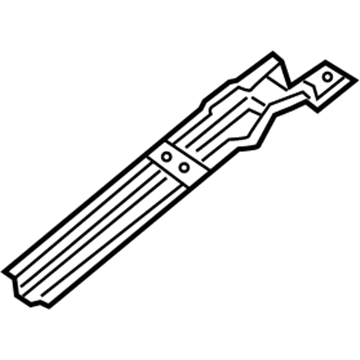 68298702AB Mopar Rear Floor Pan Side Rail Illustration 1 of 1