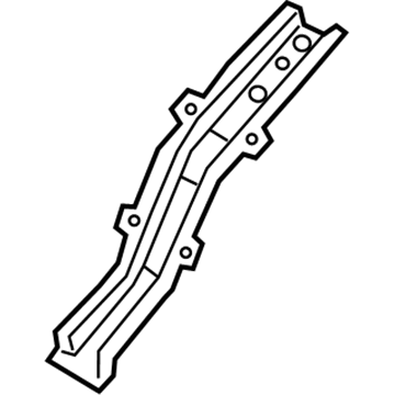 68298736AC Mopar Front Side Rail Rear Illustration 1 of 1