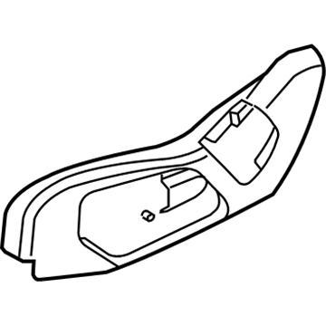 1BG391D1AA Mopar Seat Adjuster Shield Illustration 1 of 1