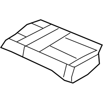 1EX27DK5AA Mopar Rear Seat Cushion Cover Illustration 1 of 1