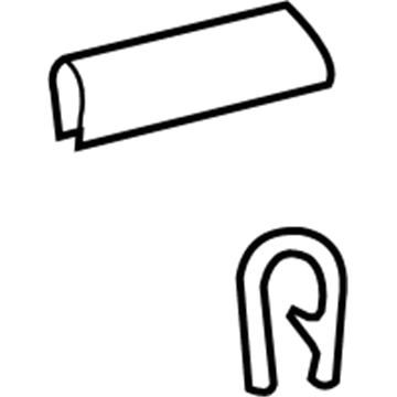 5132721AA Mopar Guard-Edge Illustration 1 of 1