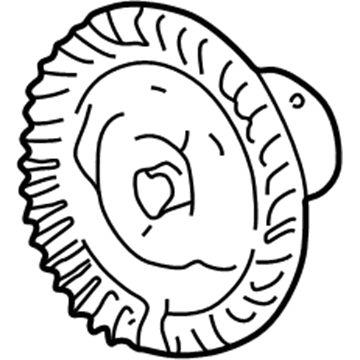 1986 Jeep Cherokee Fan Motor - J3241857