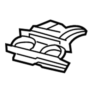 Jeep Grand Cherokee Cup Holder - 1BG491DVAA