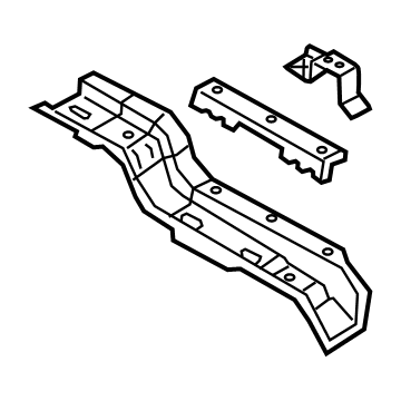 55372357AC Mopar C/MEMBER-FRONT SEAT RETENTION Illustration 1 of 1