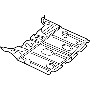 57010398AA Mopar Shield-Close Out Panel Illustration 1 of 1