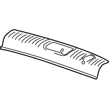 Mopar XZ80BDAAA Scuff Plate XZ80BDAAA Mopar Scuff Plate Illustration 1 of 1