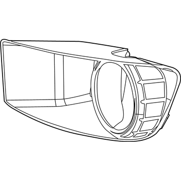 5030291AC Mopar Fog Lamp Bezel Illustration 1 of 1