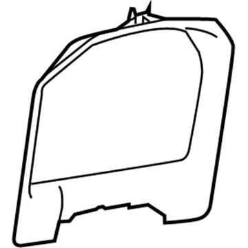 5MY13DX9AA Mopar Instrument Cluster Bezel Illustration 1 of 1