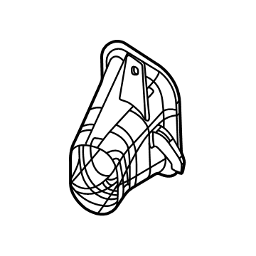 68139888AB Mopar Air Inlet Duct Illustration 1 of 1