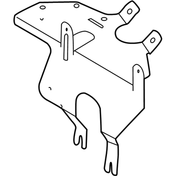 4606638AA Mopar Engine Control Module Bracket Illustration 1 of 1