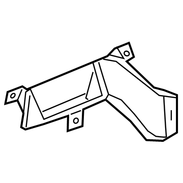 68394527AB Mopar Floor Duct Illustration 1 of 1