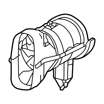 68545624AB Mopar SHIELD-AIR INLET Illustration 1 of 1