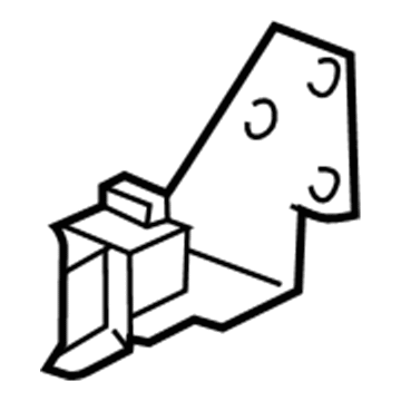 5017181AA Mopar Bracket-Duty Cycle PURGE SOLENOID Illustration 1 of 1