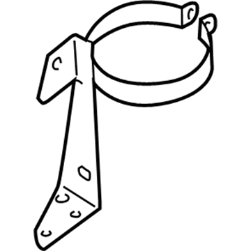 53013031AB Mopar Vapor Canister Bracket Illustration 1 of 1
