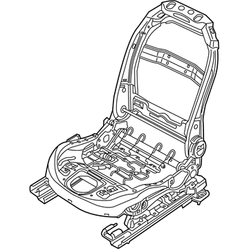 68260729AC Mopar Front Seat Back Frame Illustration 1 of 1