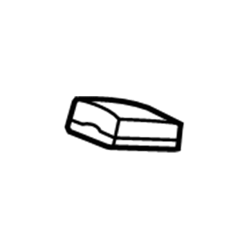 Mopar 5KL041J3AA Buckle Half Seat Belt 5KL041J3AA Mopar Buckle Half Seat Belt Illustration 1 of 1