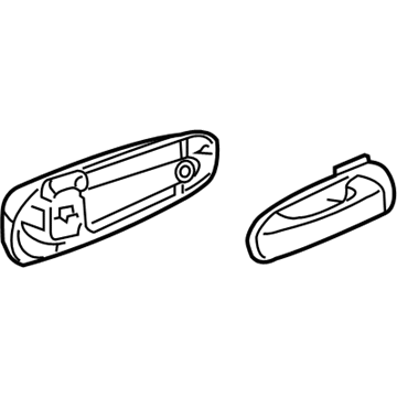 2009 Dodge Durango Door Handle - 1EH601DMAA