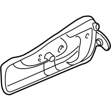 UZ51WL5AA Mopar Seat Adjuster Shield Illustration 1 of 1