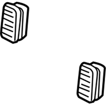 Mopar UJ20DX9AA Outlet-Air Outlet UJ20DX9AA Mopar Outlet-Air Outlet Illustration 1 of 1