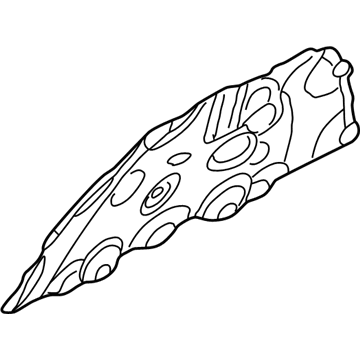 4724800AC Mopar Hood Silencer Illustration 1 of 1