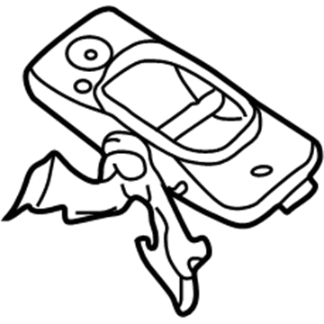 55257390AA Mopar STRIKER-Hood Latch Illustration 1 of 1