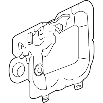 Mopar 68010045AA Shield-Door 68010045AA Mopar Shield-Door Illustration 1 of 1