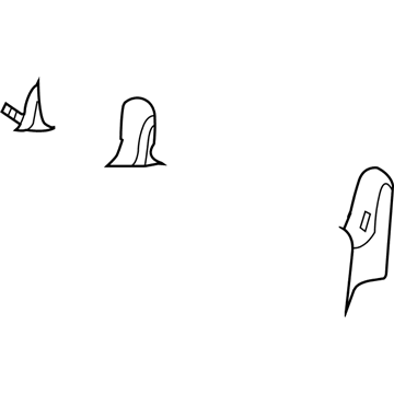 1AL961D5AA Mopar Recliner Seat Cover Illustration 1 of 1